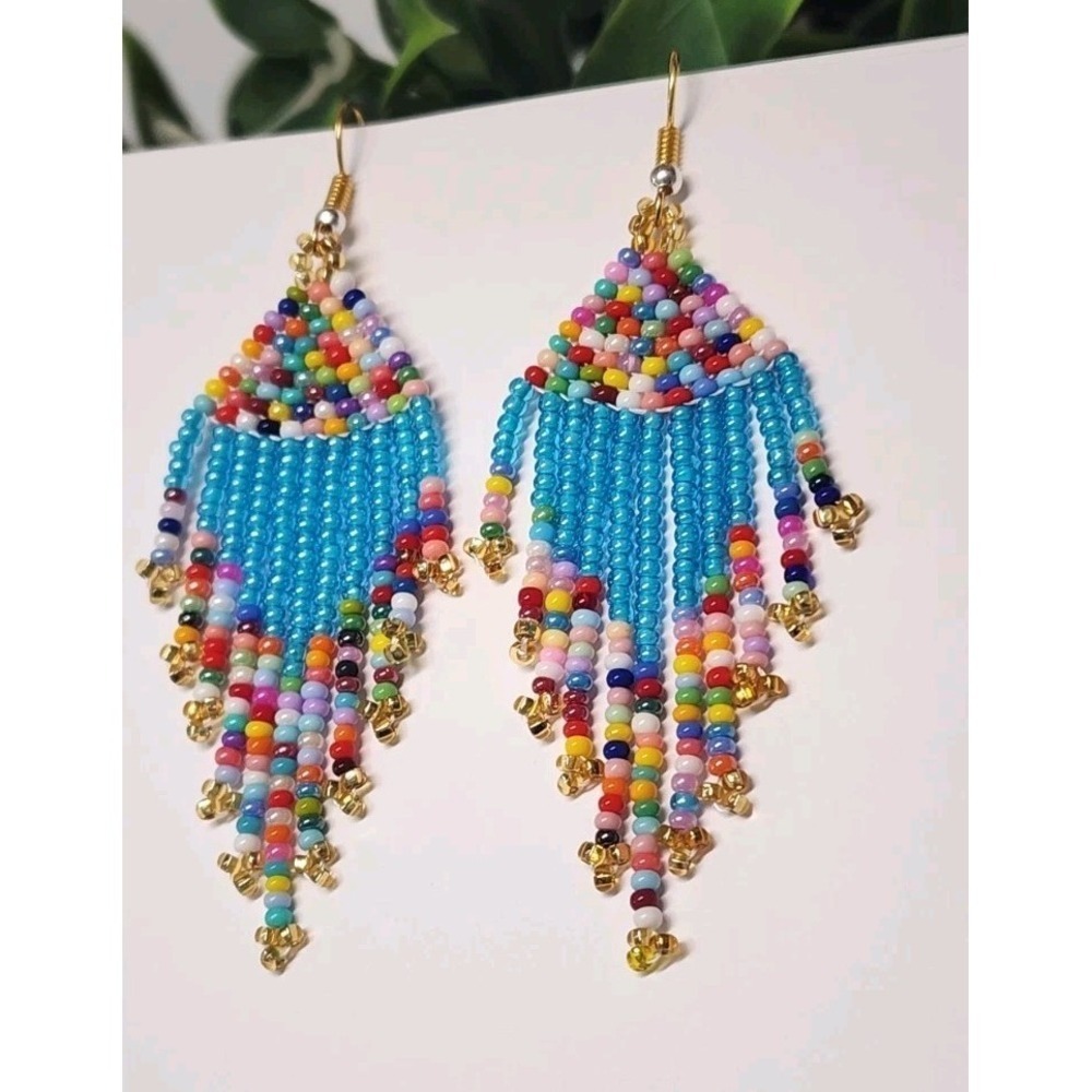 Multicolor Elegant Women's Beaded Earrings